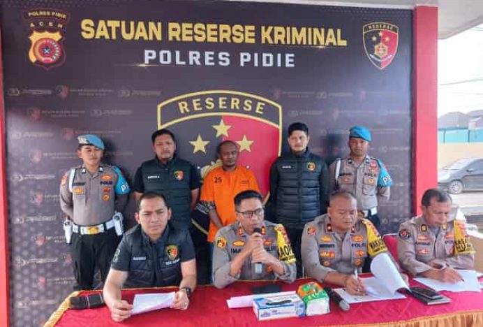 Kepolisian Resor Pidie Ungkap Pembunuhan Tragis: Suami Bunuh Istri Terkait Perselingkuhan