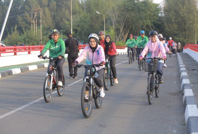 Perkuat Sinergitas Pangdam IM dan Kapolda Aceh Gowes Bersama