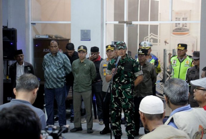 Dandim 0101/KBA dan Forkopimda Pimpin Apel Pengamanan Malam Pergantian Tahun 2023-2024