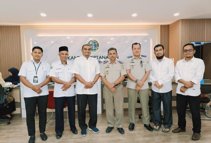 Tingkatkan Kerja Sama, Kemenag Aceh Besar Kunjungi BPN