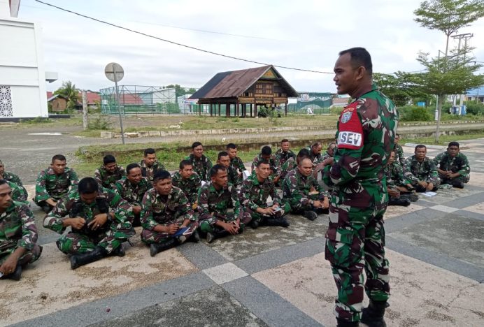 Tingkatkan Profesionalisme Prajurit, Kodim Pidie Gelar Latorsar