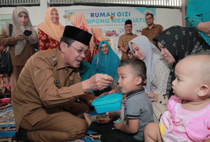 Program Bapak Asuh Stunting di Banda Aceh Berbuah Manis