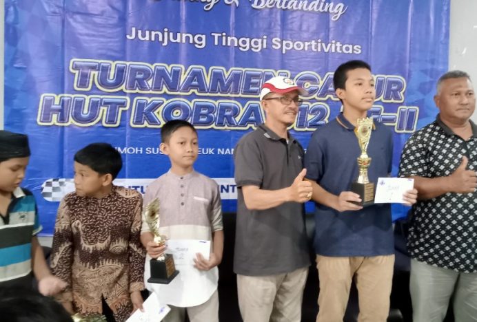 Andi Afrizal Juara Catur HUT ke 2 Kobra 512