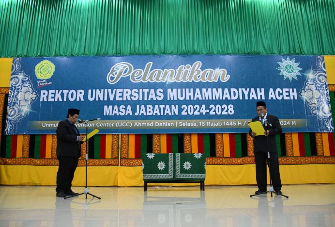 Majelis Diktilitbang PP Muhammadiyah Lantik Rektor Unmuha Masa Jabatan 2024-2028