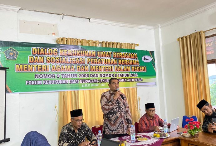 Jelang Pemilu, Kemenag Aceh Besar Himbau Perkuat Harmoni Agama