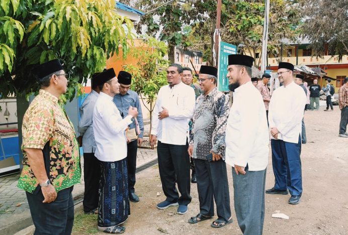 Kakankemenag Aceh Besar Tinjau Pesantren Babul Maghfirah Pasca Kebakaran