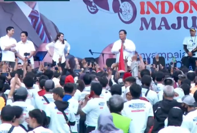 Prabowo Subianto Bersyukur atas Dukungan Ojolet untuk Pilpres 2024