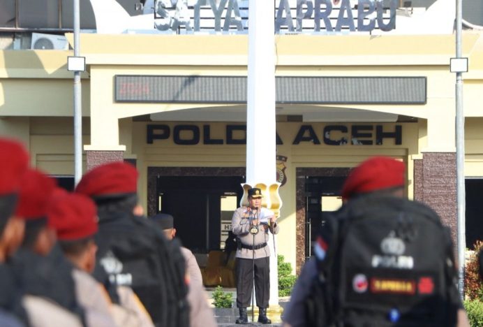 Kapolda Aceh Ingatkan Personel Pengamanan TPS jaga Profesionalitas dan Netralitas