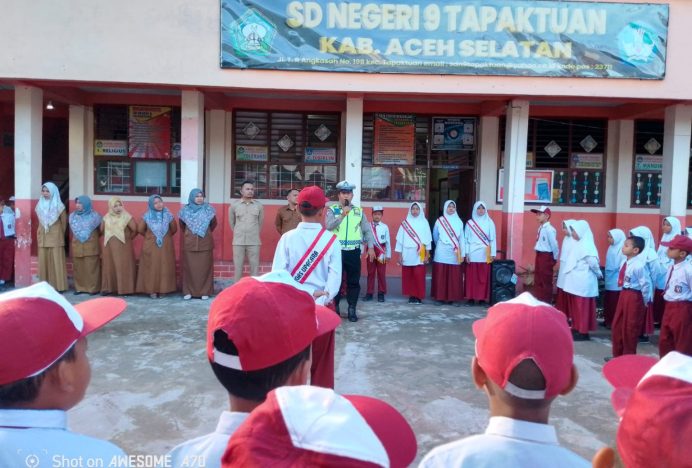 Satlantas Polres Aceh Selatan Sosialisasikan Kamselticar Lantas