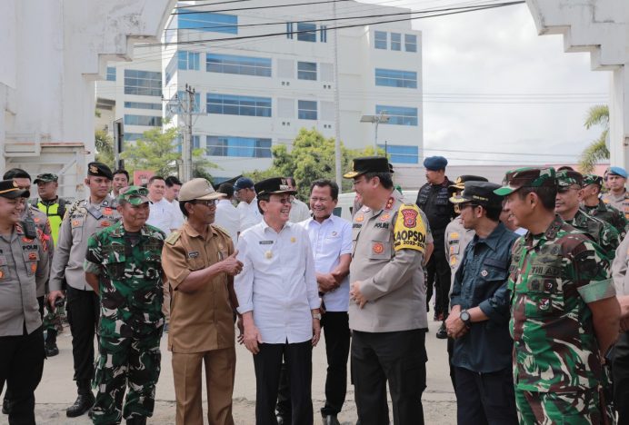 Pj Wali Kota Bersama Forkopimda Pantau Pemilu di Banda Aceh