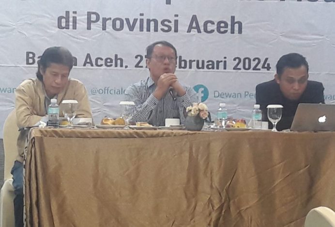 Dewan Pers Bina 50 Perusahaan Media di Aceh