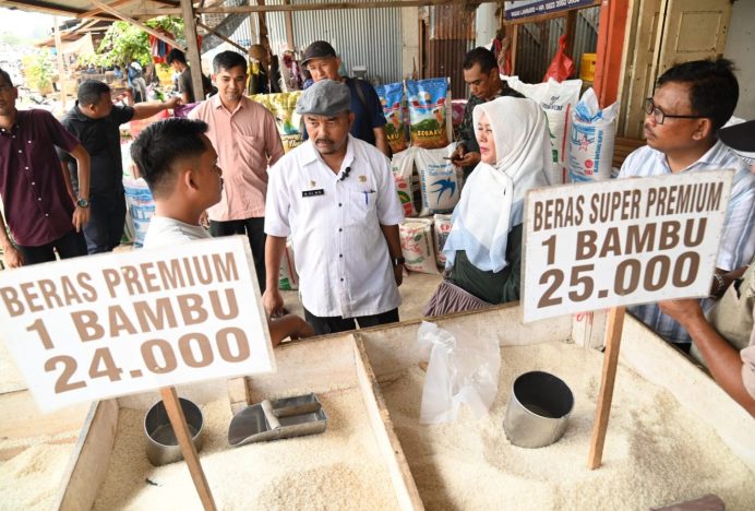 Pemkab dan BPS Aceh Besar Tinjau Pasar Induk Lambaro