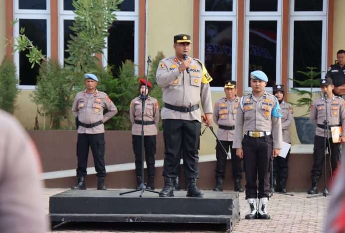 Kapolres Pidie Jaya Kerahkan 278 Personel untuk Pengamanan TPS Pemilu 2024