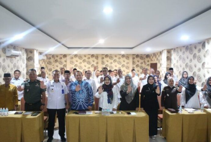 Kaban Kesbangpol Kota Banda Aceh Hadiri Rakor Masyarakat Anti Narkoba