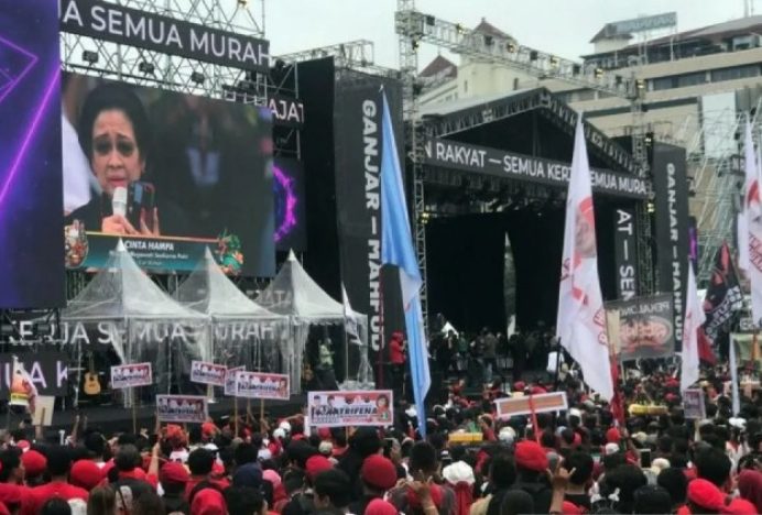 Megawati Soekarnoputri Ajak Pendukungnya Menangkan Ganjar-Mahfud dalam Satu Putaran di Pilpres 2024