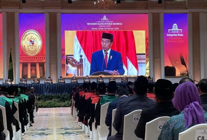 Presiden Jokowi Apresiasi Reformasi Internal Mahkamah Agung