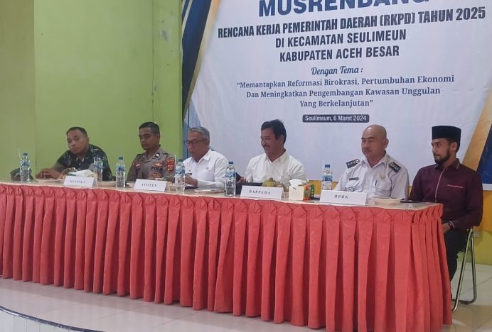 Seulimeum Aceh Besar Gekar Musrenbang RKPD 2025