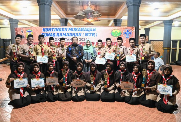 Aceh Besar Raih Juara II MTR ke-23 Pramuka Kwarda Aceh