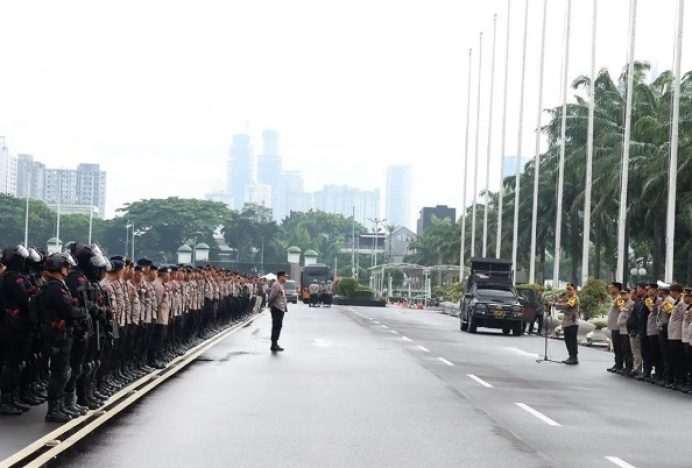 Polres Metro Jakarta Pusat Siap Amankan Unjuk Rasa di Depan Gedung DPR/MPR RI