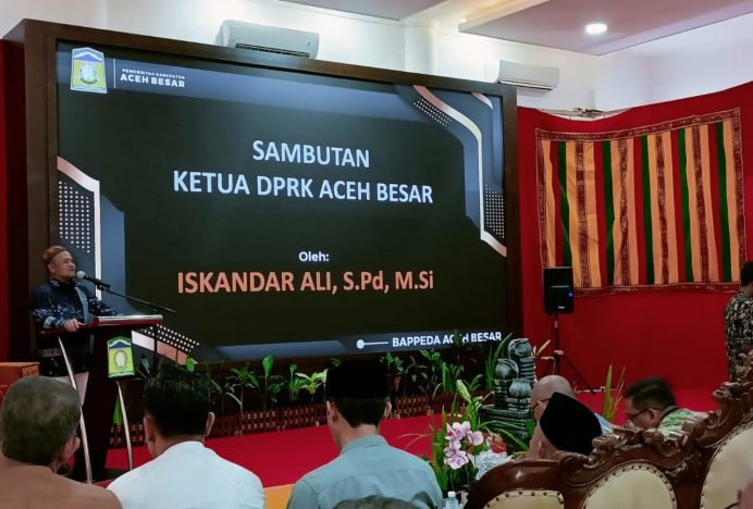 Ketua DPRK Iskandar Ali Hadiri FKP RKPD Aceh Besar Tahun 2025