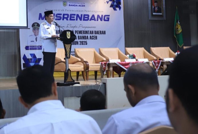 Pj Wali Kota Banda Aceh Buka Musrenbang Penyusunan RKPD 2025