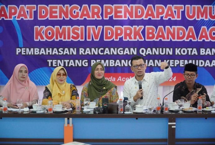 DPRK Banda Aceh Gelar RDPU Qanun Pembangunan Kepemudaan