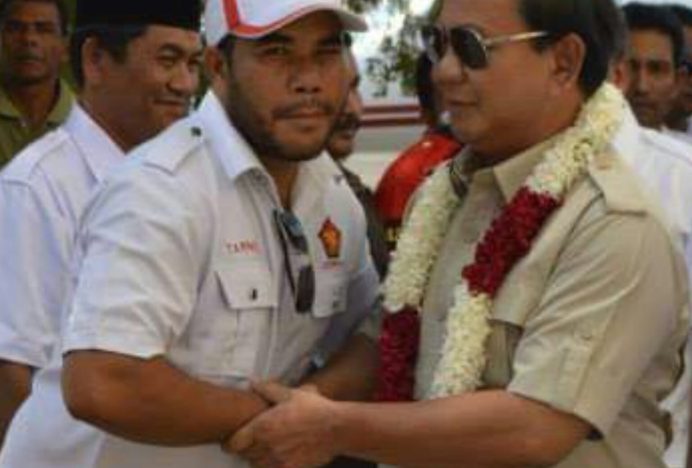 Tarmizi Age Beri Selamat Kepada Prabowo Subianto Presiden Indonesia Terpilih