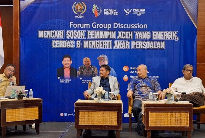 FGD PWI-Forum Pemred Paparkan Kriteria Sosok Pemimpin Aceh ke Depan