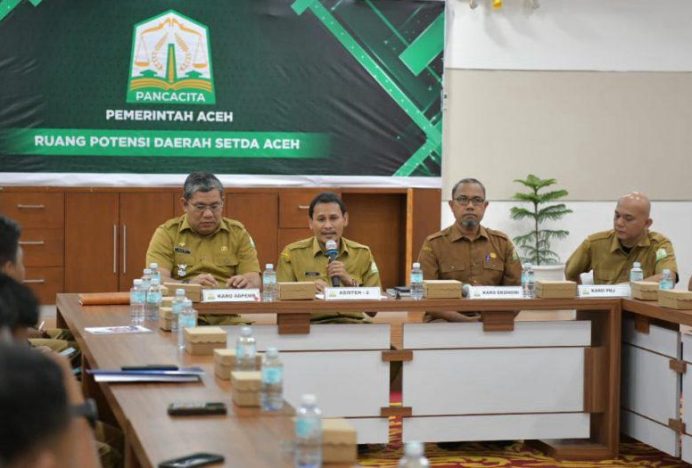 Biro di Bawah Koordinasi Asisten III Sekda Aceh Diminta Perkuat Kerja Sama