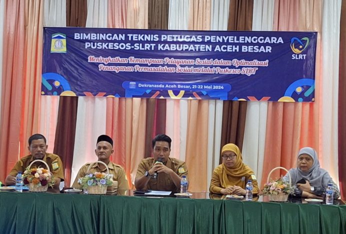 Dinas Sosial Aceh Besar Gelar Bimbingan Teknis SLRT