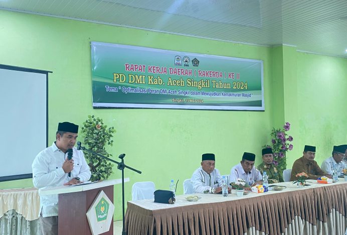 DMI Aceh Singkil gelar Rapat Kerja Daerah (Rakerda) Ke 2 Tahun 2024, Hasilkan Puluhan Program Kerja