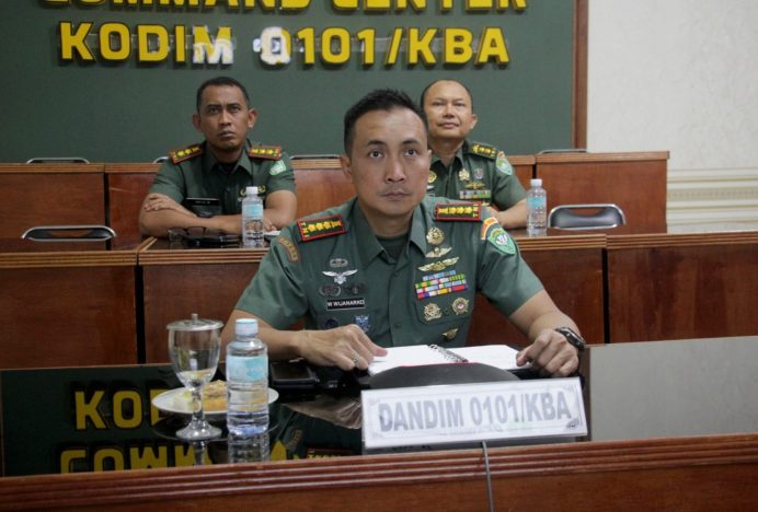 Dandim 0101/Kota Banda Aceh Ikuti Pembukaan Training Of Trainers Gerakan Antisipasi Darurat Pangan Nasional