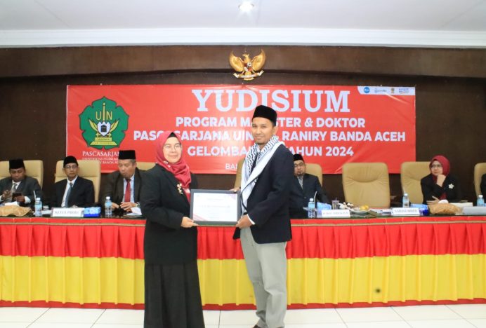 Pascasarjana UIN Ar-Raniry Gelar Yudisium, Luluskan 39 Magister dan 6 Doktor