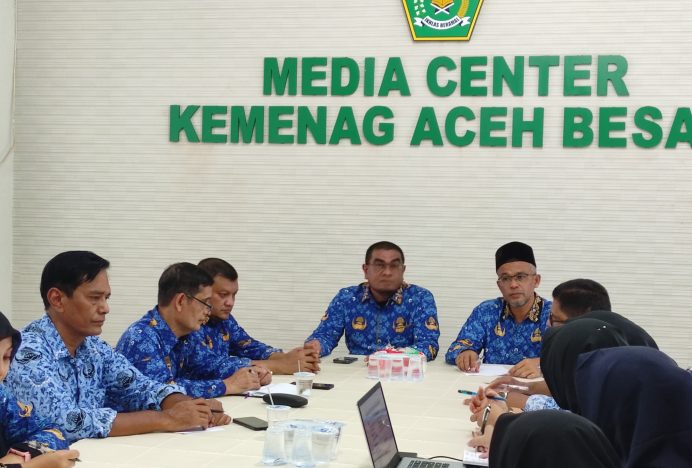 Target Raih WBK Dan WBBM, Kemenag Aceh Besar Gelar Rapat Evaluasi Zona Integritas