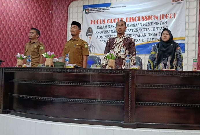 Aceh Besar Fasilitasi FGD Administrasi Pemerintahan dan Pemilihan Keuchik oleh Kemendagri