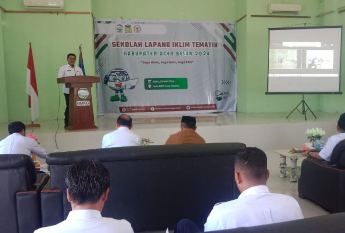 Aceh Besar Gelar Sekolah Lapang Iklim Tematik Bagi Petani dan Penyuluh