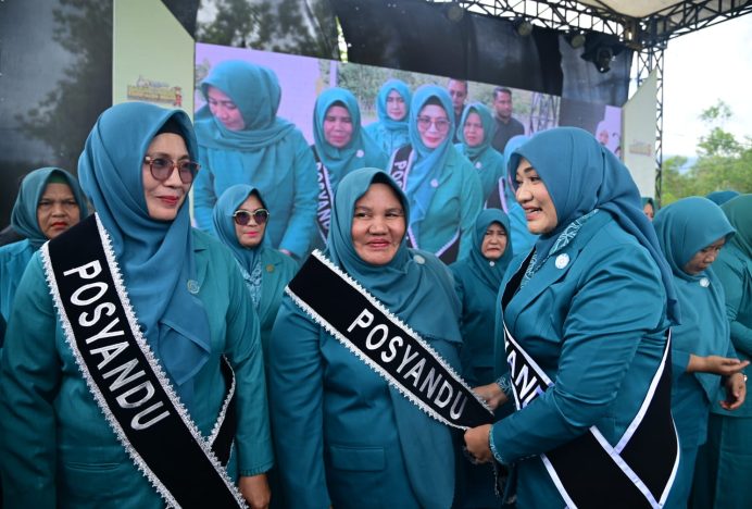 Ketua Pembina Posyandu Kecamatan Se-Kabupaten Aceh Besar Resmi Dikukuhkan di Kota Jantho