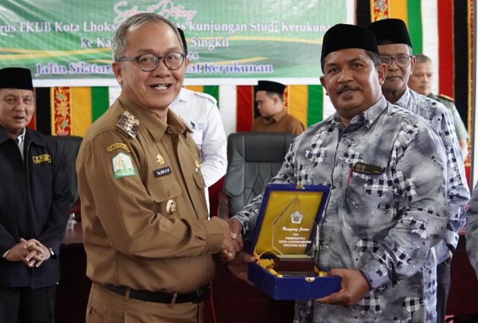 Pengurus FKUB Kota Lhoksuemawe Kunjungi Aceh Singkil dalam Rangka Studi Kerukunan.