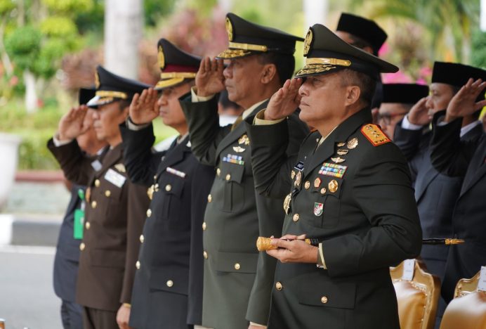 Pangdam Iskandar Muda Hadiri Upacara Peringatan Hari Lahir Pancasila Tahun 2024
