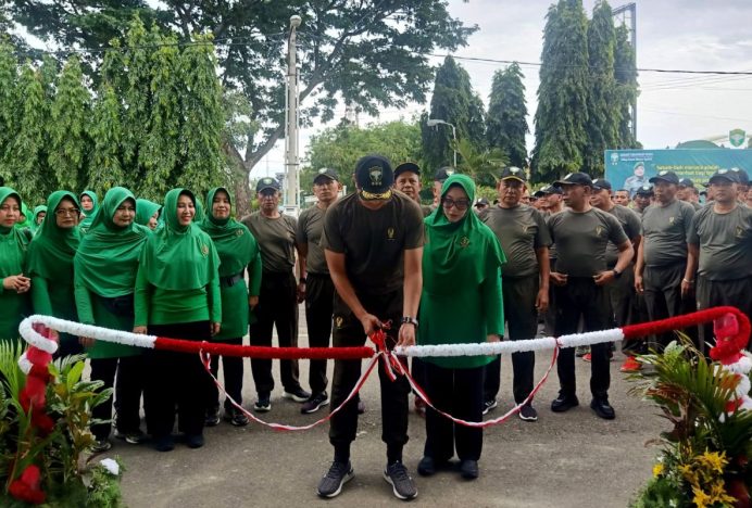 Dandim 0101/Kota Banda Aceh Resmikan Tiga Renovasi Fasilitas Utama di Makodim 0101