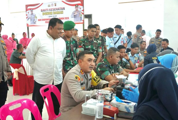 Pemkab Apresiasi Bakti Kesehatan Hari Bhayangkara Polres Aceh Besar