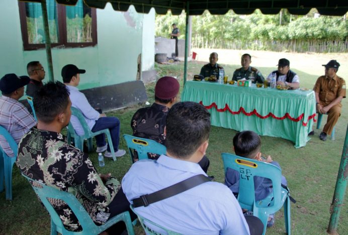 Dandim 0101/KBA dan Pj Bupati Aceh Besar Kunjungi Makoramil 16/Pulo Aceh