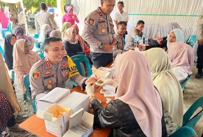 Polres Aceh Besar Gelar Pengobatan Gratis Sambut Hari Bhayangkara ke-78