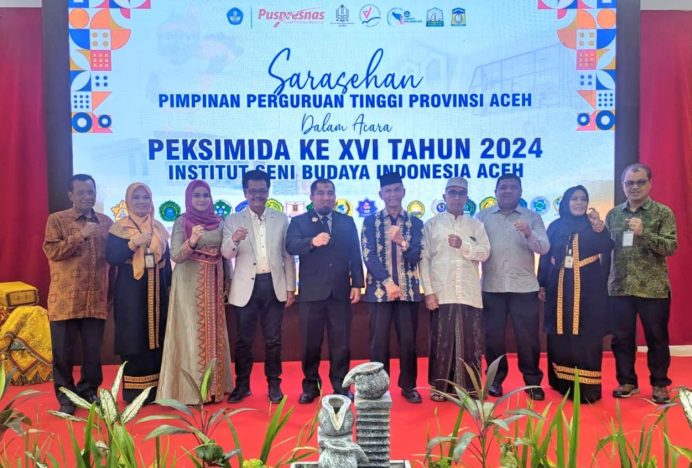 Pj Bupati Aceh Besar Silaturrahmi Dengan Pimpinan Perguruan Tinggi Peserta Peksimida Aceh ke-16