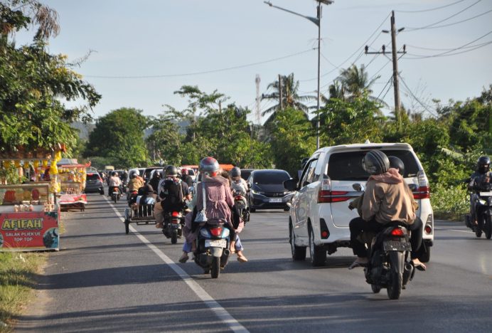 Pasca Idul Adha, Jalan Lintas Lhoknga Padat