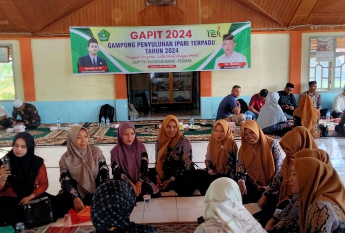 Penyuluh Agama Islam Bireuen Laksanakan GAPIT I Di Gampong Meunasah Baroh Peudada