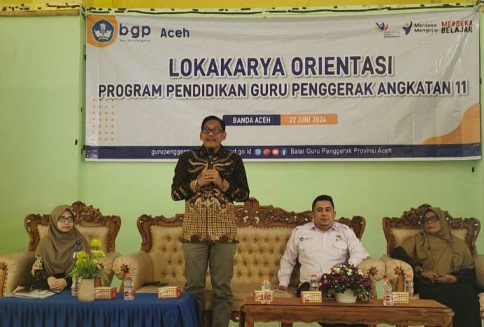 Kadisdikbud Banda Aceh Buka Lokakarya Orientasi Program Pendidikan Guru Penggerak Angkatan 11