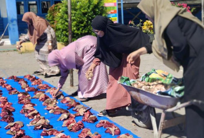 MIN 10 Aceh Besar Sembelih 5 Ekor Sapi Qurban pada Idul Adha 1445 H