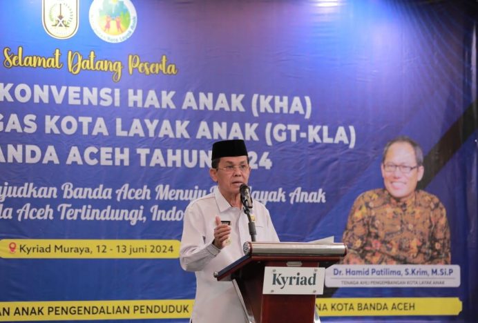 Pj Wali Kota Banda Aceh Buka Pelatihan Konvensi Hak Anak