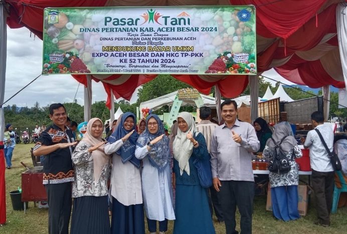 Pasar Tani Aceh Besar Ikut Ramaikan Bazar UMKM Expo di JSC